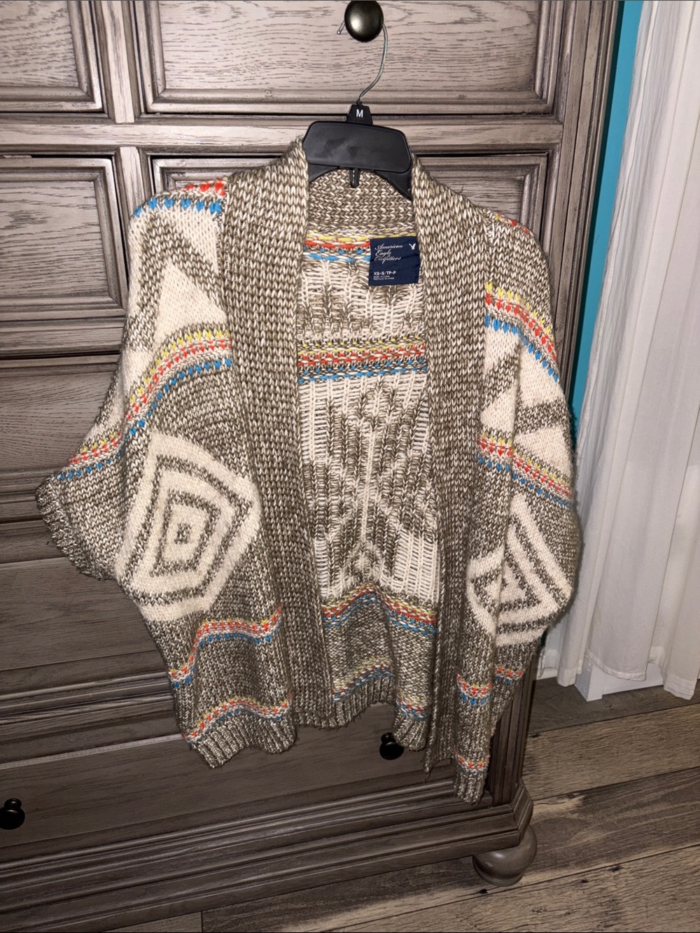 Wool/Alpaca open short sleeve Cardigan Sweater